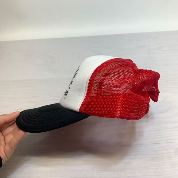 Limited Edition Raising Canes Arched Logo Foam Trucker Crew Hat - Picture 2 of 7